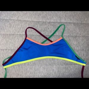 Jolyn multicolored bikini top